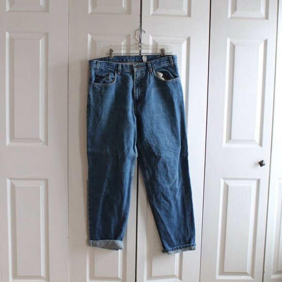 Kirkland Jeans 100% Cotton Relaxed Fit 38x32 Medium Wash Men's Jeans - Picture 2 of 11